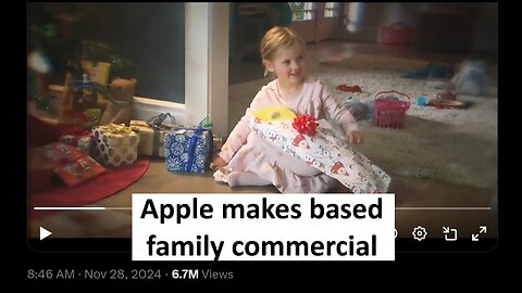 Apple based family commercial goes viral