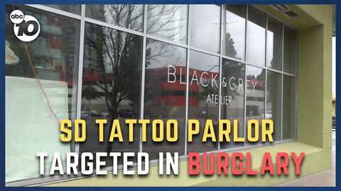 Downtown San Diego tattoo shop says thief stole $20k in property