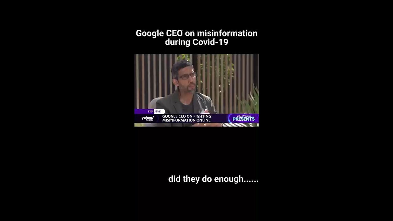 Google CEO’s Role in Combating COVID-19 Misinformation”