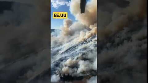 4,000 acres, Elmo Fire en Montana cerca de Flathead, Las casas cercanas han sido evacuadas. EE.UU