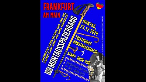 Frau Dr. #SonjaReitz am 23.12.2024 als Überraschungsgast. Treffpunkt: Frankfurt