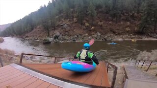 Recent rainstorms provide a unique fall opportunity for kayakers