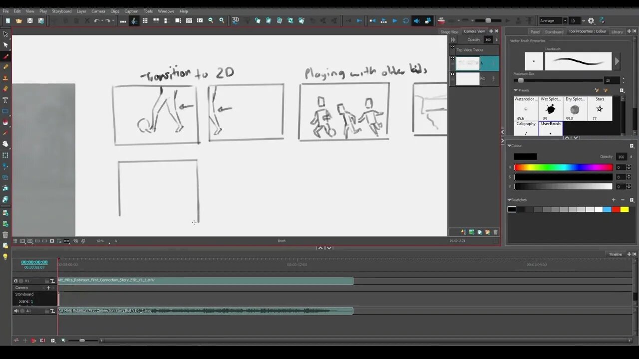 STORYBOARD THUMBNAIL - AT&T MILES ROBINSON SOCIAL MEDIA POST FOR BEWILDER STUDIOS - SOCCER WORLD CUP
