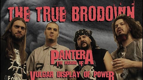 BRODOWN REACTS | The Making of Vulgar Display of Power by PANTERA!