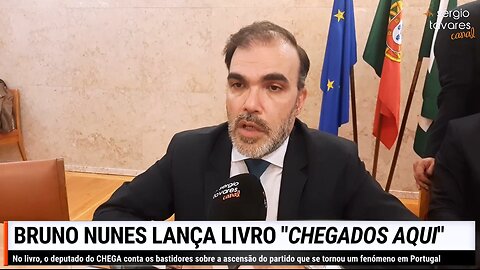🇵🇹 |📽 𝗥𝗘𝗣𝗢𝗥𝗧𝗔𝗚𝗘𝗠: Bruno Nunes lança livro "Chegados aqui"