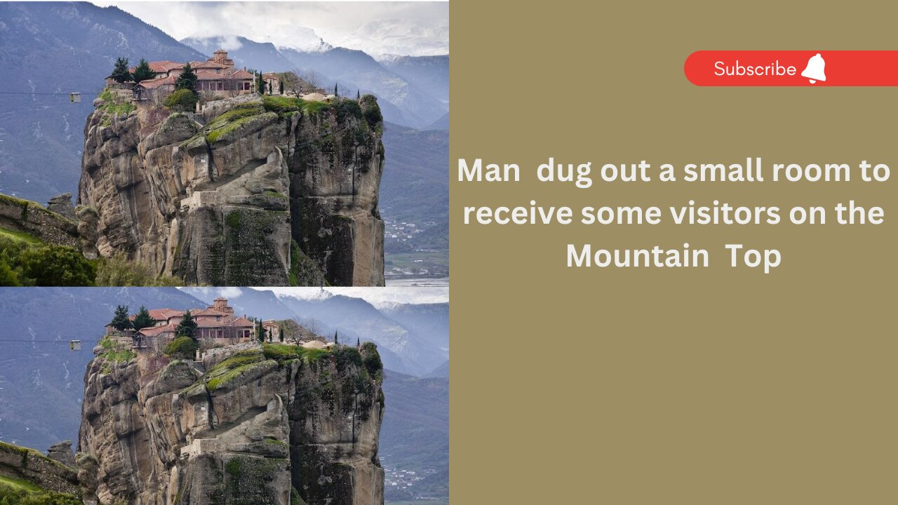 Man Dig Out a Big House in the middle of a mountain PART3