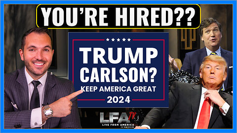 TRUMP FUELS ‘TUCKER FOR VP’ TALK | MIKE CRISPI UNAFRAID 11.13.23 12pm