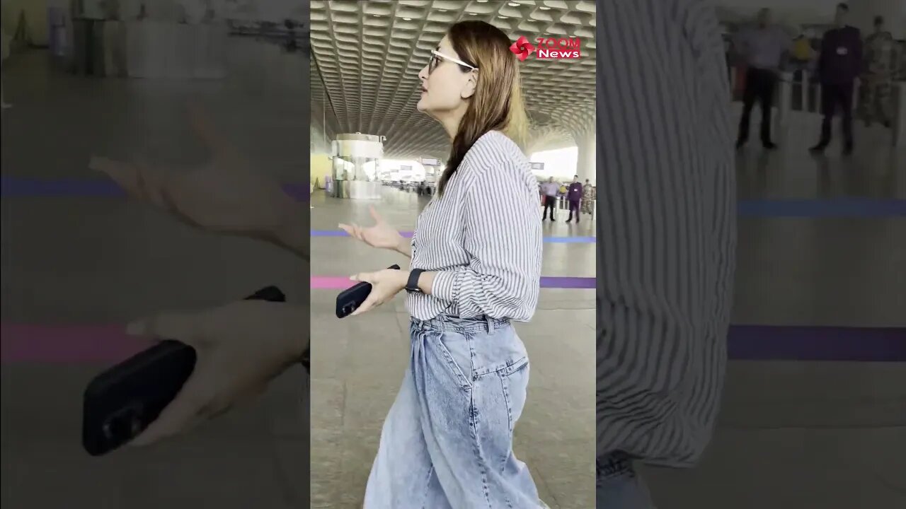 Actress Kareena Kapoor Arrives In Style At The Airport 📸✈️