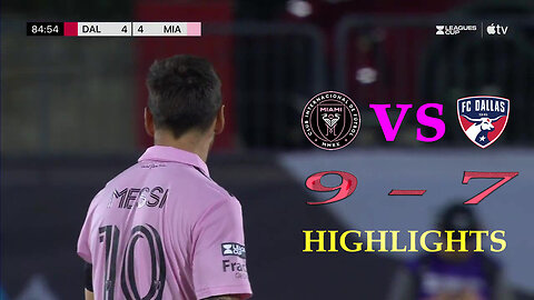 Inter Miami CF vs FC Dallas: Messi's Epic Free Kick Seals 9-7 Victory!