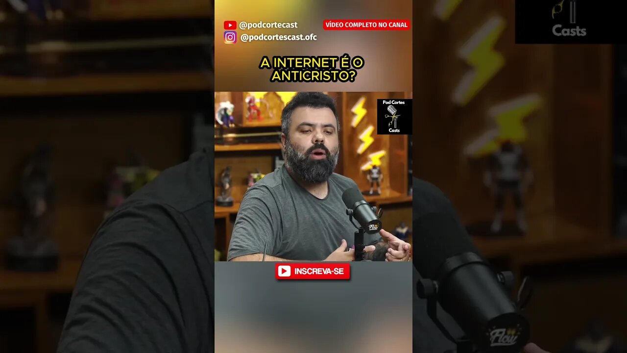 A INTERNET É O ANTICRISTO? #shorts #lamartineposelia #lamartineposella #teologia #anticristo