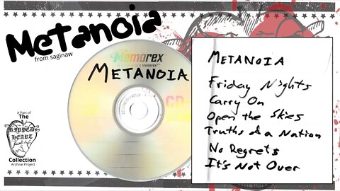 Metanoia 💿 Demo CD. Full 8-song demo circa 2003-2004. Michigan underground.
