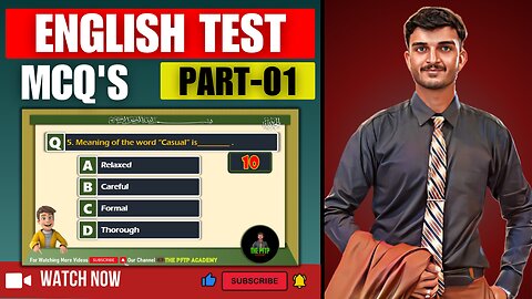 English Initial Test Mcqs | English MCQs Part 1 For ARMY, NAVY, PAF, ISSB & AFNS Preparations