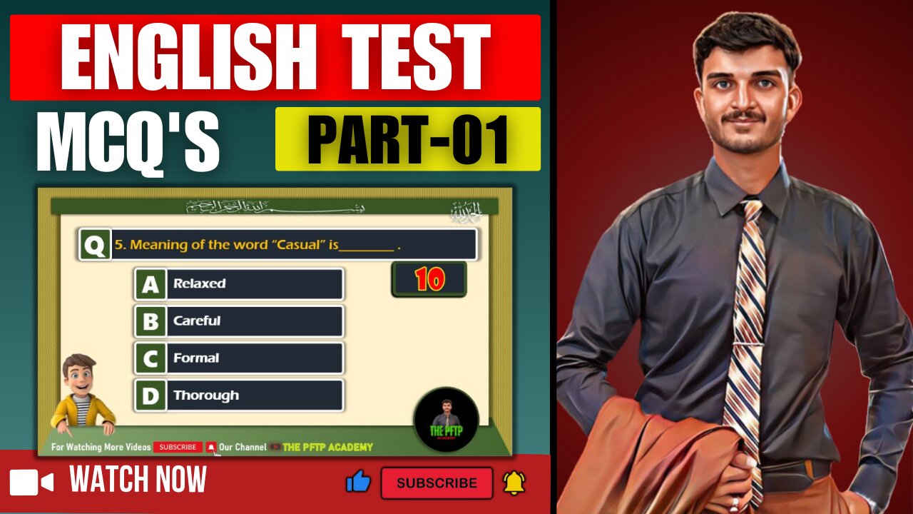 English Initial Test Mcqs | English MCQs Part 1 For ARMY, NAVY, PAF, ISSB & AFNS Preparations