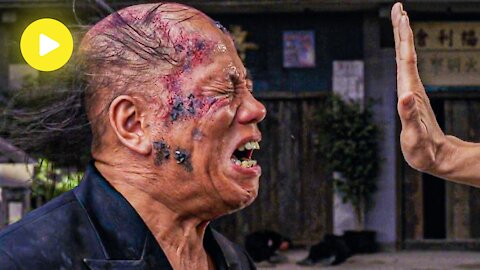 شاب ضعيف بيبقي معلم اسلوب الكف القتالي ✋ l ملخص فيلم kung fu hustle