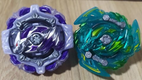 POISON DRAGON .St.At Sen vs SLASH DRAGON .00.Ω Metsu - Batalha Beyblade Burst