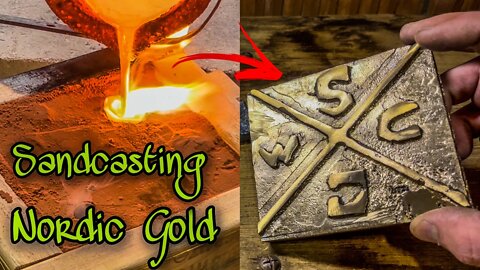 FIRST TIME MAKING NORDIC GOLD / BACKYARD MELTING / #DEVILFORGEMELTING #meltingscrap