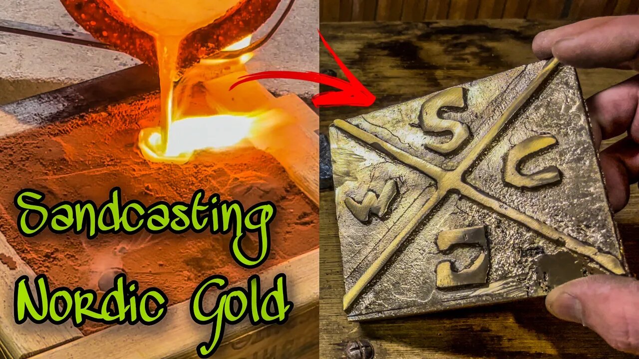 FIRST TIME MAKING NORDIC GOLD / BACKYARD MELTING / #DEVILFORGEMELTING #meltingscrap