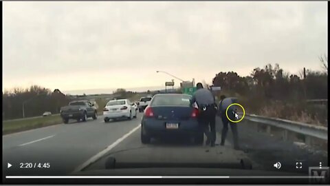 Cops Shot On Highway Because Of Bad Tactics Bad Control & Bad Officer Safety
