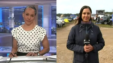 Muddy weekend of Splendour in the Grass music festival underway in Northern NSW