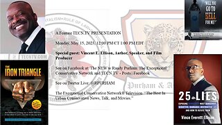 Special guest: Vincent E. Ellison, Author, Speaker, and Film Producer