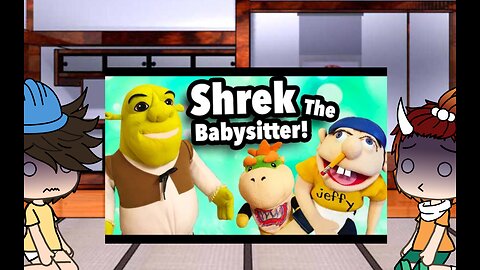 Shrek the babysitter #sml