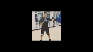 Boxing pad work!