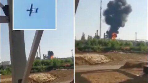 Ukrainian Drone Attack in Russia: Fire break out, extinguished at 10:50 Moscow Time
