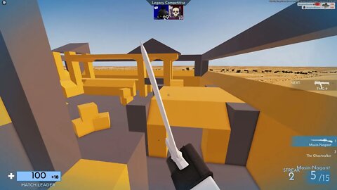 He indeed got Clipped... (Roblox Arsenal)