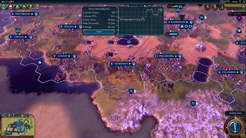 Benchmark: ASUS STRIX RX 470 4GB + Ryzen 7 3700X - Sid Meiers Civilization VI 4K Graphics High
