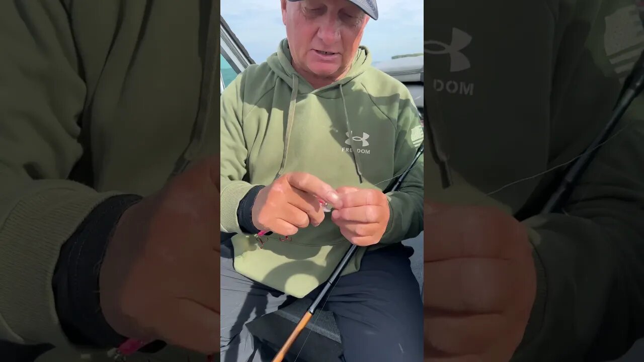 Use a snap for stick baits, never a snap swivel.