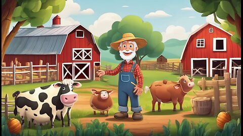 Old Farmer Joe Had A Farm | Joe's Farm Song For Kids | Nursery Rhymes and Baby Songs