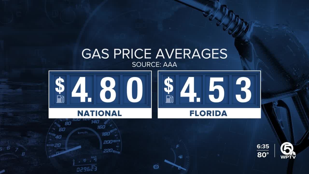 Florida's gas prices drop 10 cents per gallon in a week