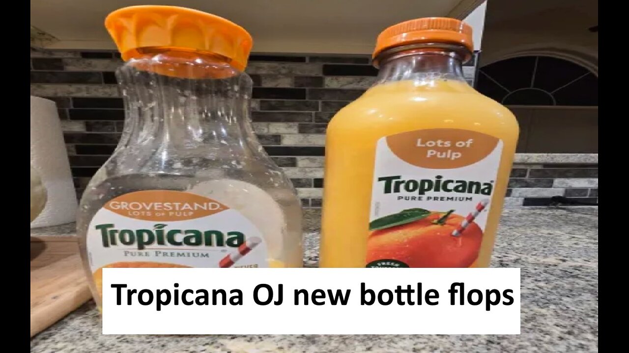 Tropicana new bottle design flopping