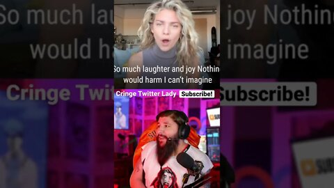 Cringe twitter lady stops Russia