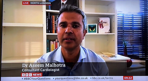 Dr. Aseem Malhotra Broadcasts the Dangers of mRNA Jabs Live on BBC News