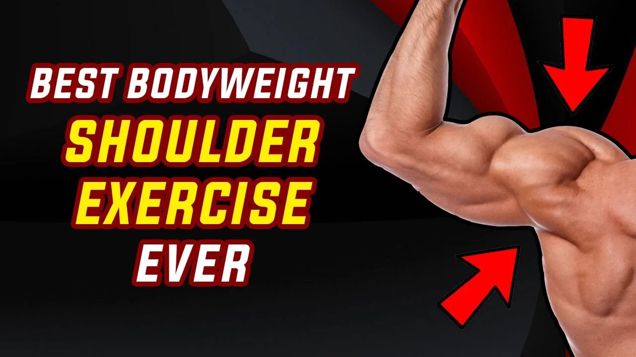 BEST Bodyweight SHOULDER Exercise EVER