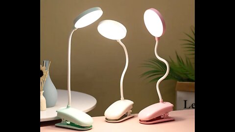 USB Multifunction Led Clamp Desk Lamp Flexible Gooseneck Touch