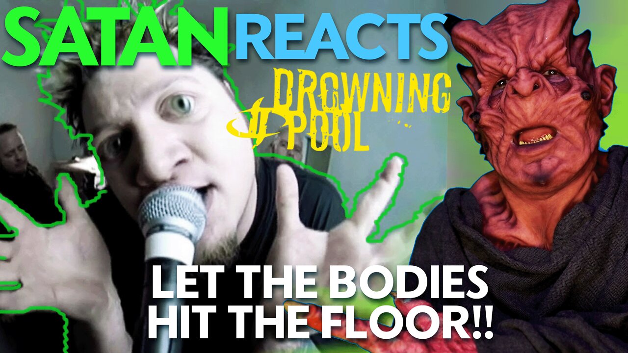 SATAN REACTS TO DROWNING POOL - BODIES REACTION 😈 Let The Bodies Hit The Floor!!!!