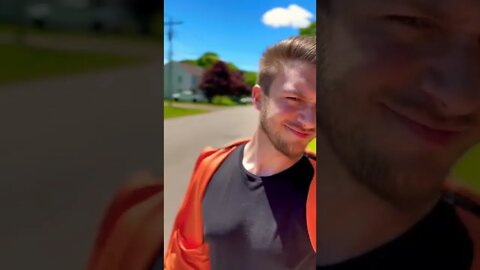 Cinematic mode selfie test on iPhone 13