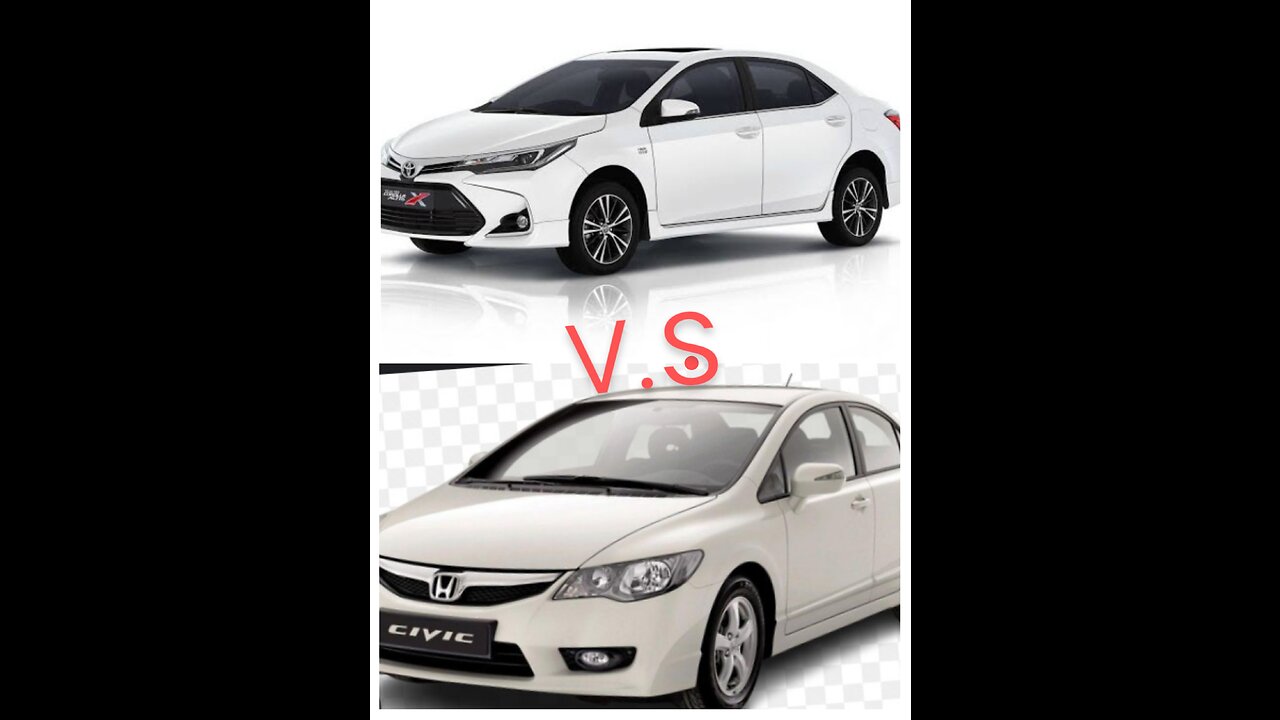 Honda civic reborn x Toyota Corolla altis