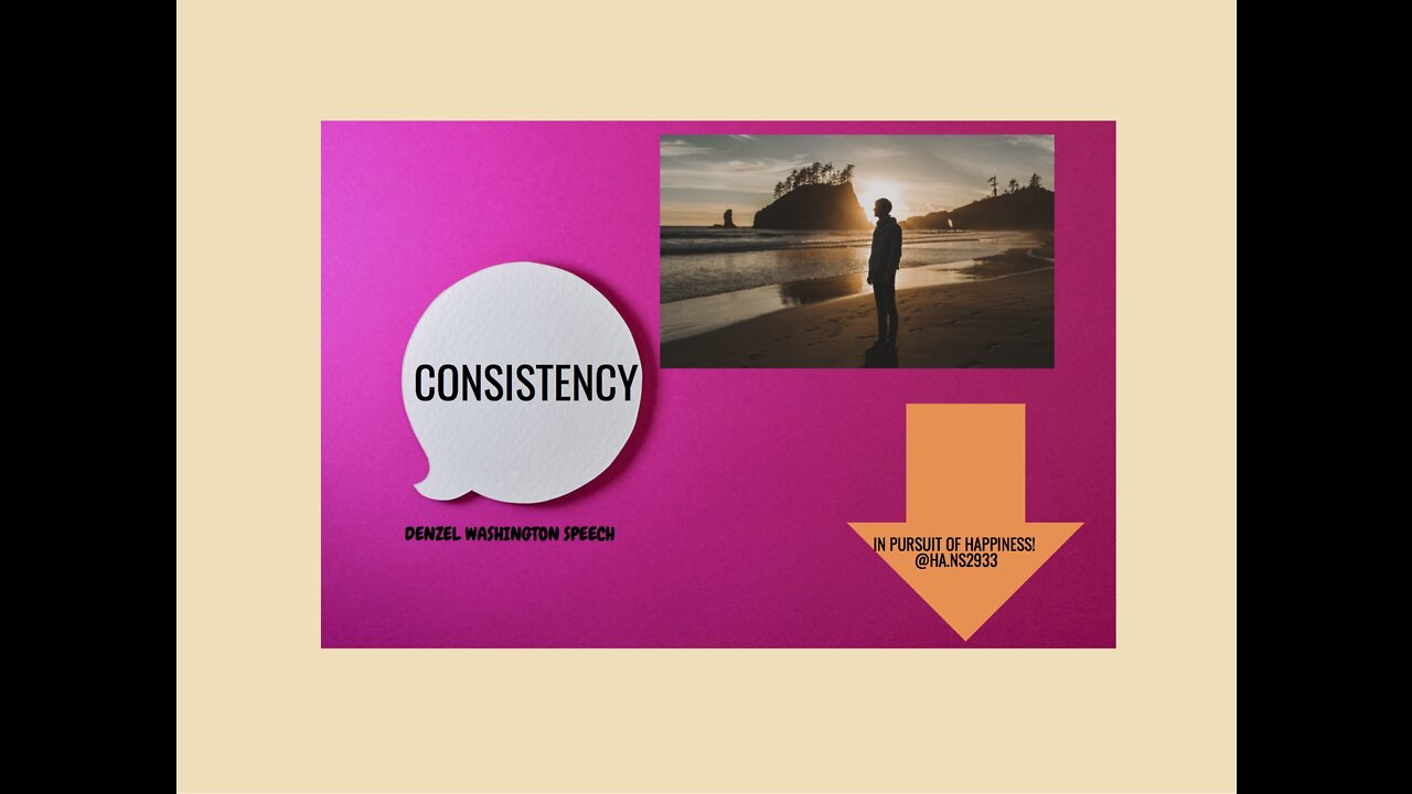 Denzel Washington "Consistency"