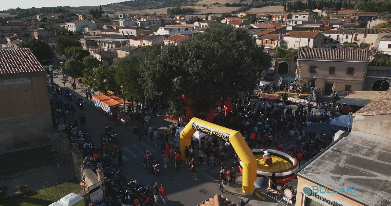 Barumini Nuragic Bikers Motorbike Rally 2023: A Sky-high View 🏍️🌄