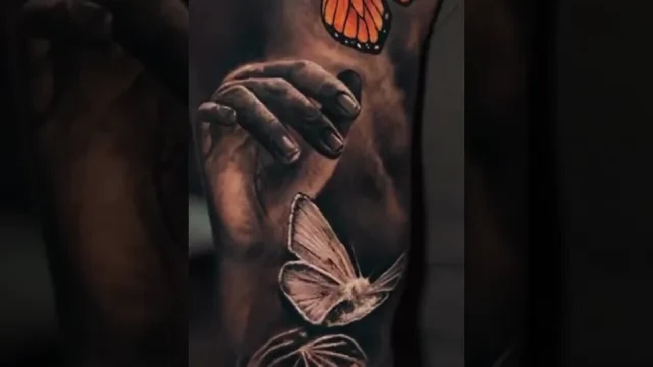 Stunning Tattoo by Yomicoart #shorts #tattoos #inked #youtubeshorts