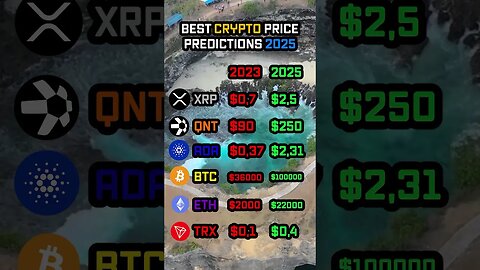 CRAZY Crypto Predictions for 2025 #crypto #cryptocurrency #bitcoin #btc #xrp #cryptoportfolio