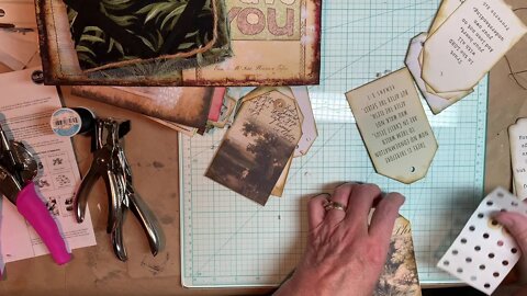 #12 THOUGHT LIFE Journal- Working on the tags for Junk Journals