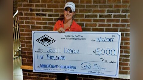 La golfeuse georgienne Josee Doyon remporte son premier tournoi professionnel