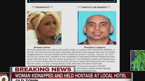 Kidnapped woman escapes captor in Old Town; suspect shot by police