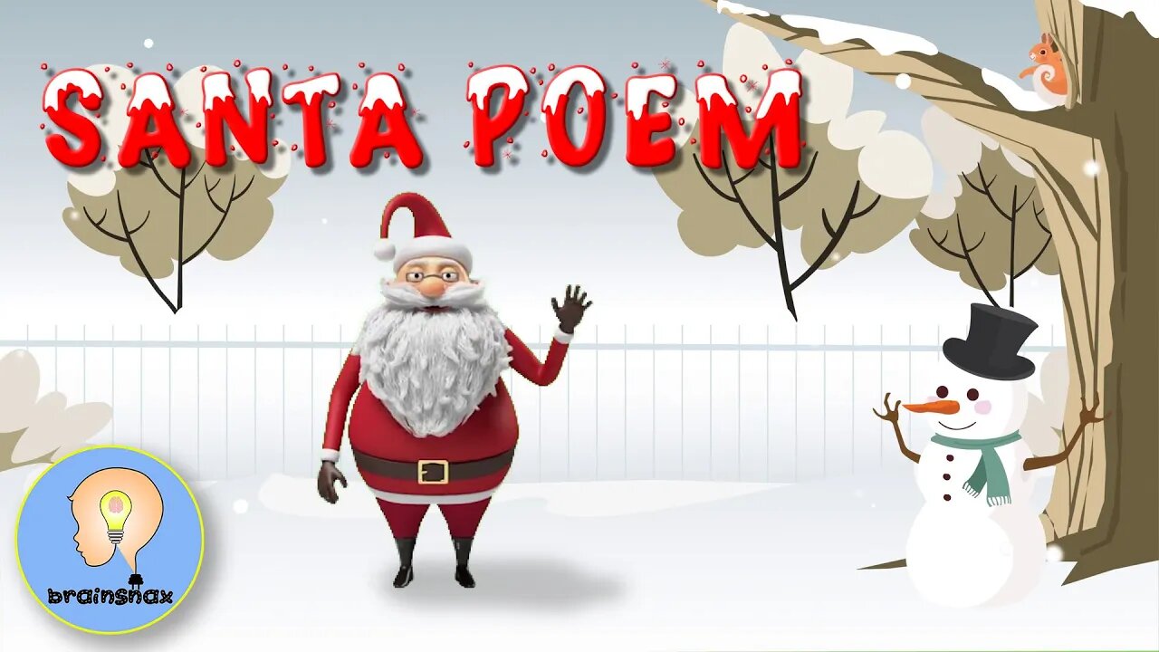 Poem about Santa Claus | Christmas poem | Christmas poem for kids #shorts