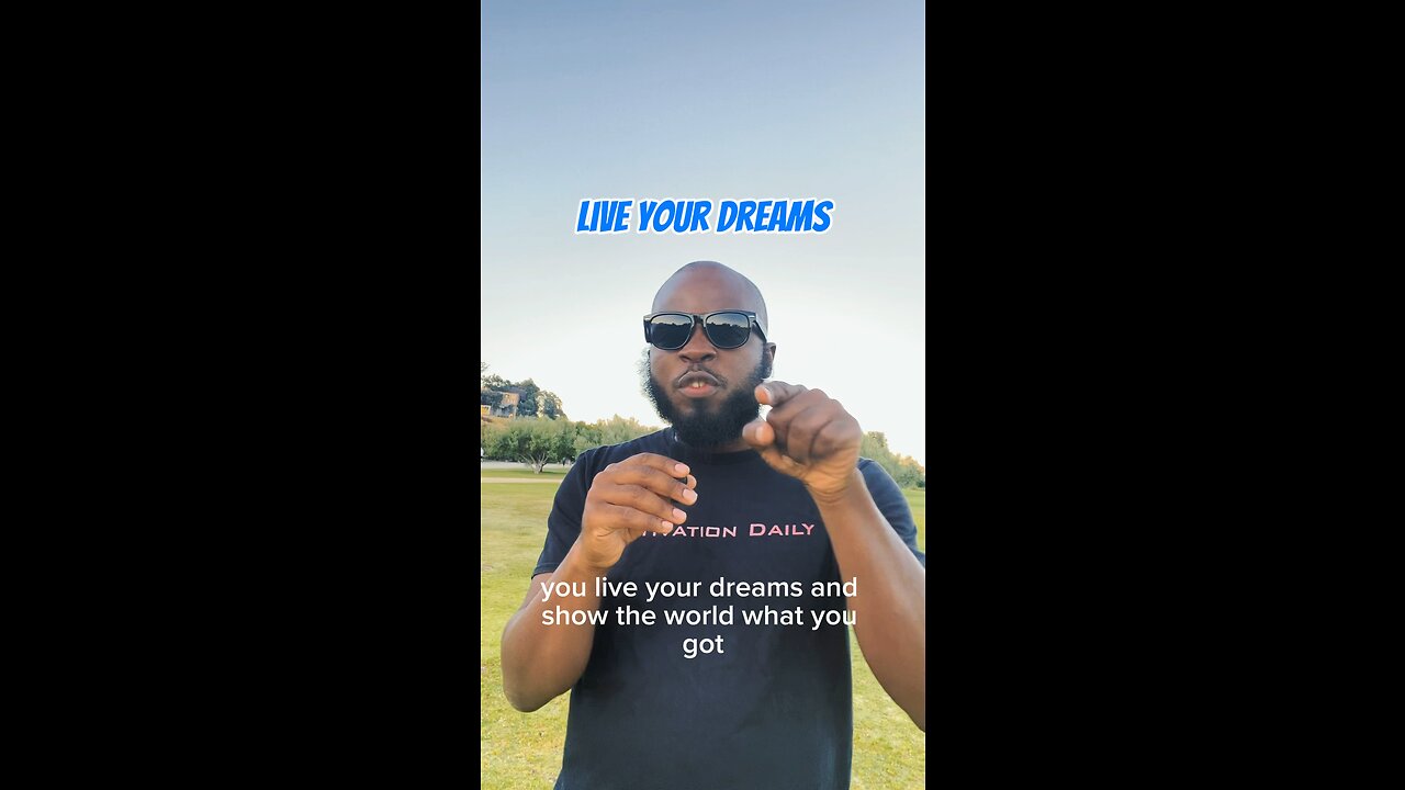 Live Your Dreams #dayodman #dreamers #liveit #eeyayyahh #motivation
