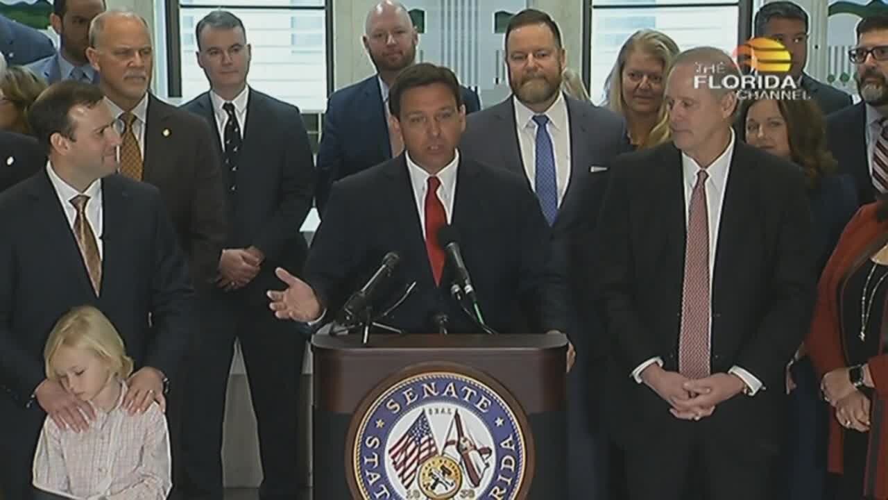 Florida Gov. Ron DeSantis talks education bills